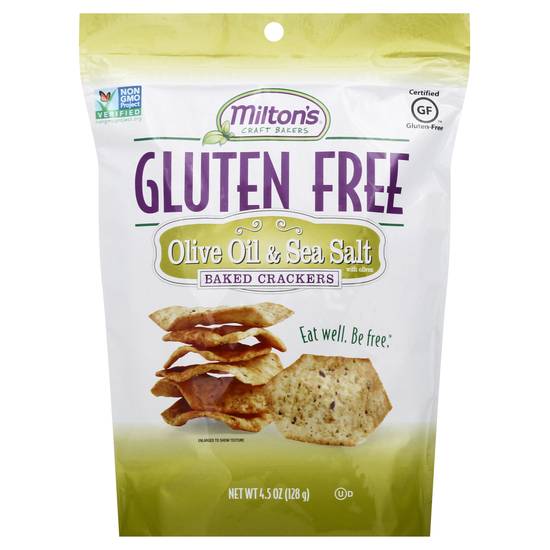 Milton's Craft Bakers Gluten Free Baked Crackers (olive oil sea salt)