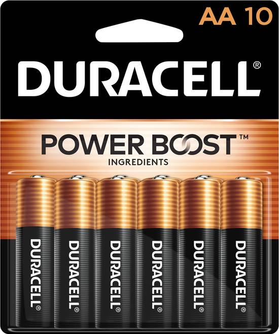 Duracell Coppertop Aa Alkaline Batteries (10 ct)
