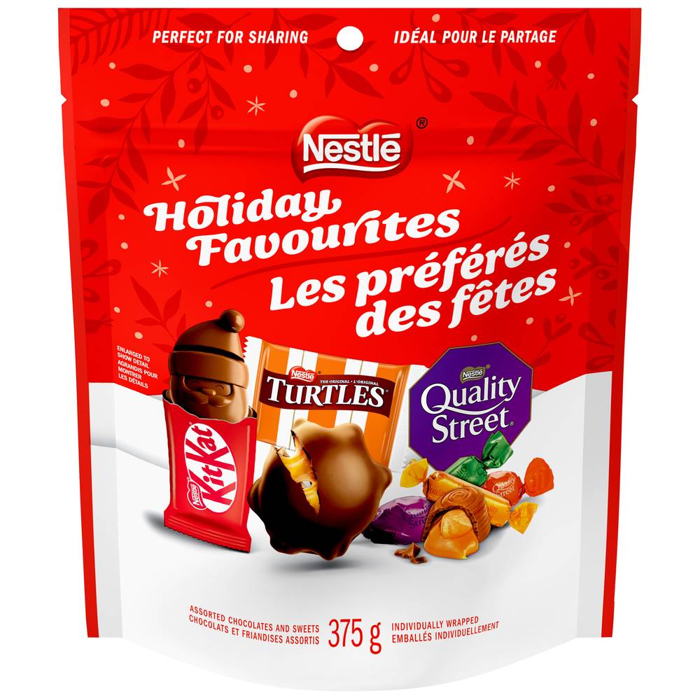 Nestlé Holiday Favourites Kitkat Turtles and Quality Street, Assorted (375 g)