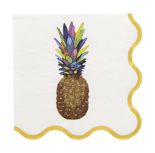 Jonathan Adler X Michaels Pineapple Cocktail Napkins, 20Ct.