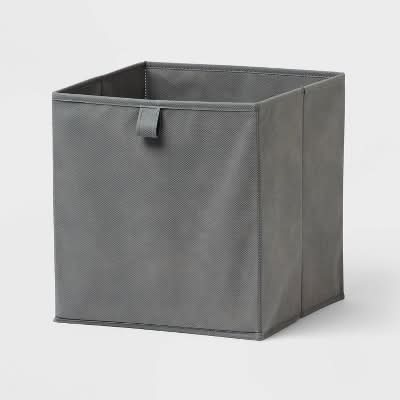 Brightroom Fabric Bin, 11 in, Gray (4 ct)