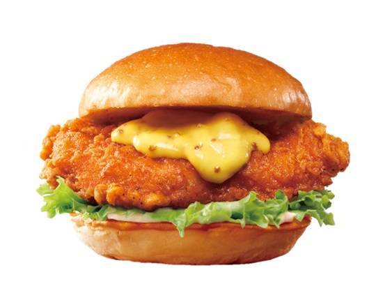 【単品】ハニーマスタードチキンフィレバーガー Honey Mustard Chicken Fillet Burger