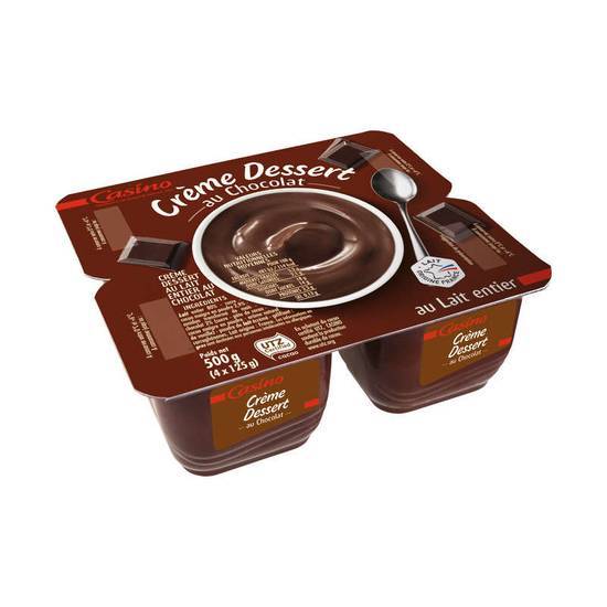 Casino Crème dessert - Saveur chocolat - 4 pots 4x125g