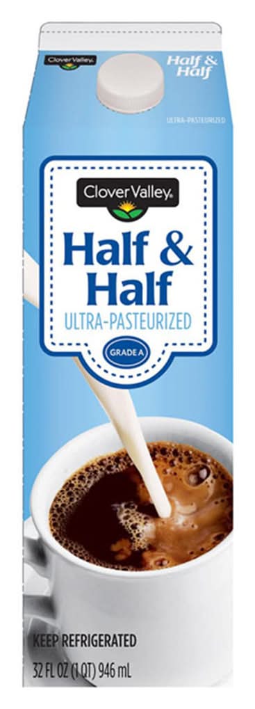Clover Valley Ultra Pasteurized Half & Half (32 fl oz)