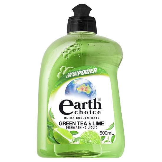 Earth Choice Green Tea & Lime Dishwashing Liquid Concentrate 500ml