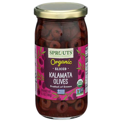 Sprouts Organic Sliced Kalamata Olives