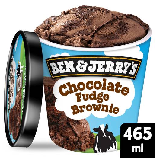 SAVE £1.25 Ben & Jerry's Chocolate Fudge Brownie Ice Cream 465ml