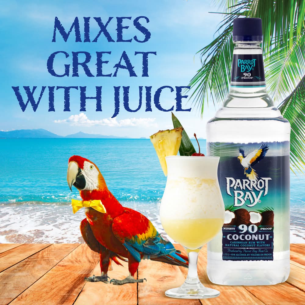 Parrot Bay Caribben Flavored Rum, Coconut (1.75 L) | Postmates