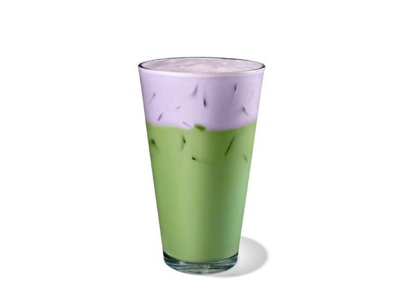 Iced Lavanda matcha
