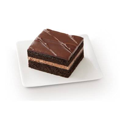 Iced Chocolate Fudge Cake Slice - Each (780 Cal)