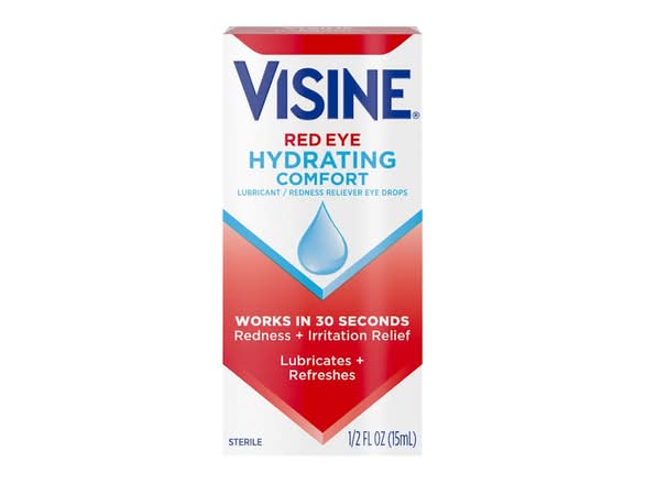 Visine Red Eye Hydrating Comfort Eye Drops 0.5 oz