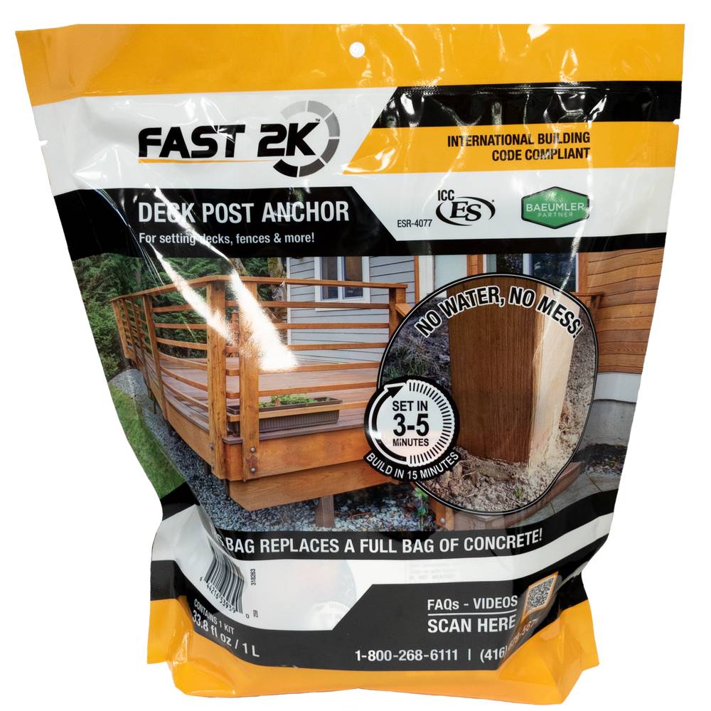 Fast 2K Deck Post Anchor 2.5-lb Fast Setting Concrete Mix | 259