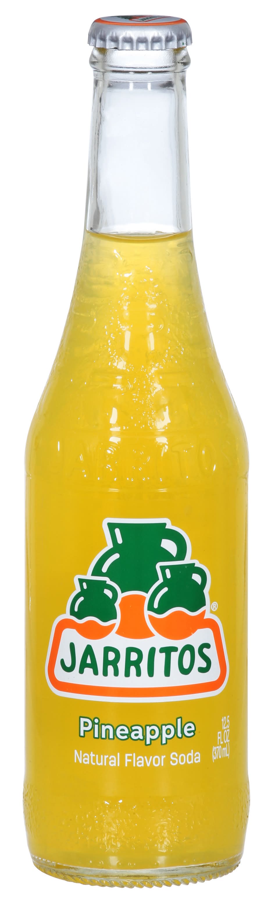 Jarritos Natural Flavor Soda, Pineapple (12.5 fl oz)