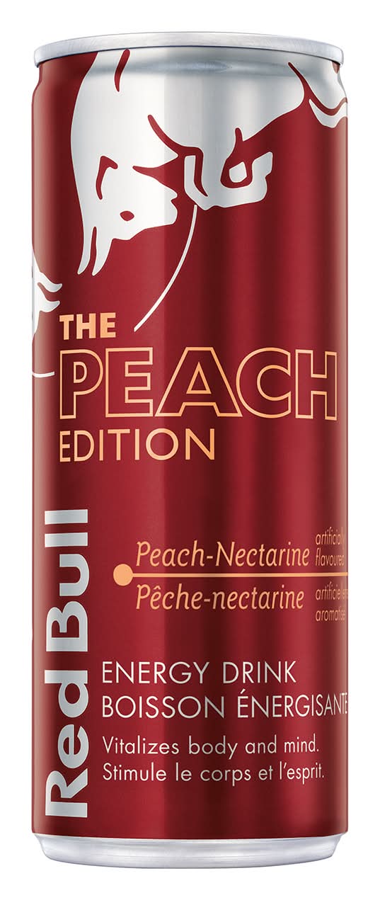 Red Bull The Peach Edition Energy Drink, Peach-Nectarine (250 ml)
