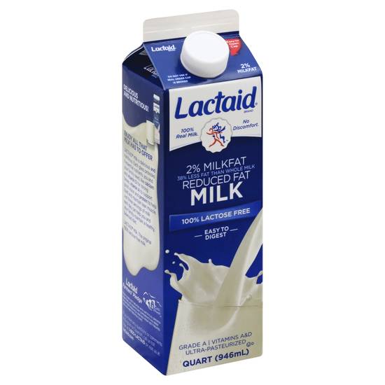Lactaid 2% Reduced Fat Milk (1 qt)