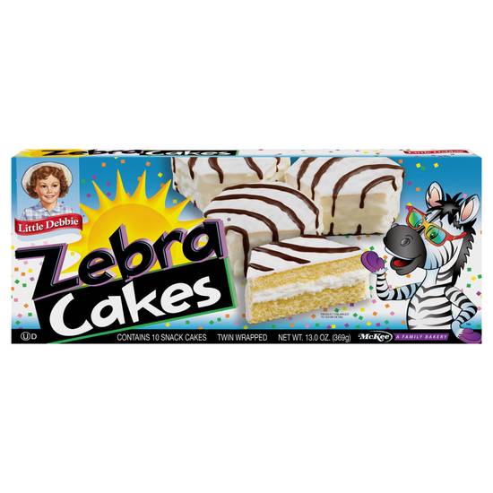 Little Debbie Twin Wrapped Zebra Snack Cake (10 ct)