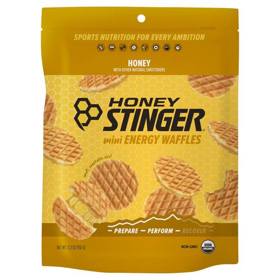 Honey Stinger Honey Mini Waffles (5.3 oz)