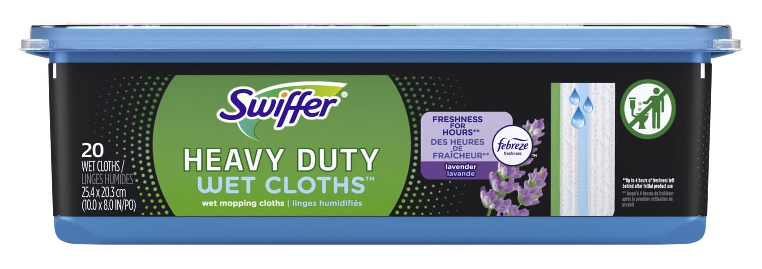 Swiffer Sweeper 5.4 In. Wet Microfiber Mop Refill Pad 20 Pk