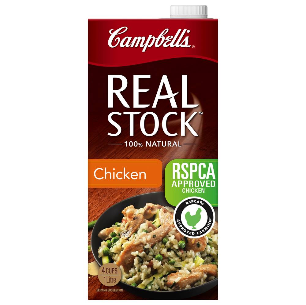 Campbell's Real Stock Chicken Broth (1L)