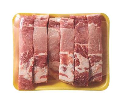 Pork Loin Country Style Ribs Bone In Value Pack - 3 Lb