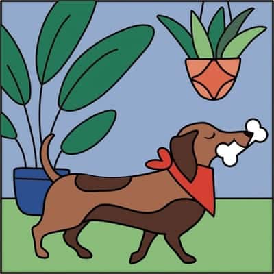 Mini Spring Dog Canvas Painting Kit By Craft Smart