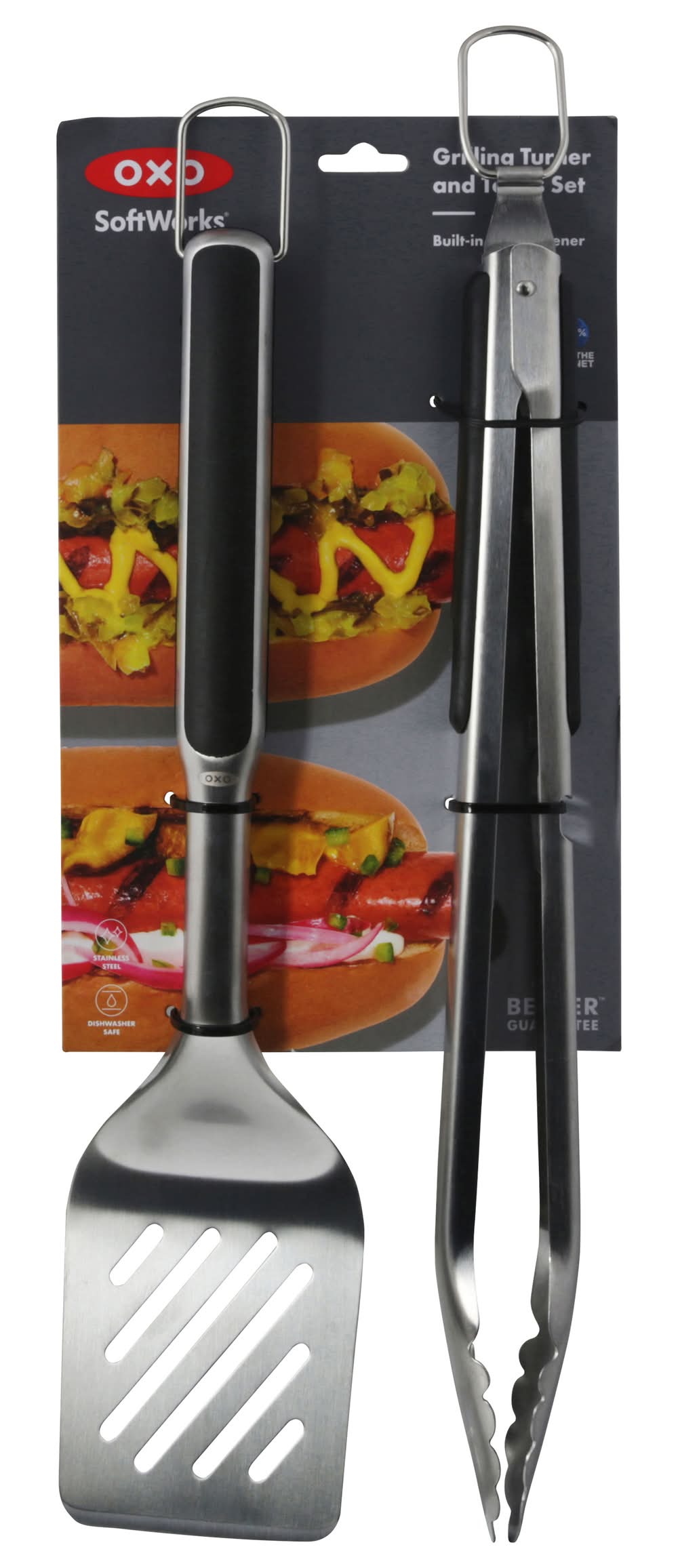 OXO Soft Works Grilling Turner & Tongs Set