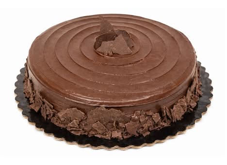 Hand Crafted Single Layer Chocolate Fudge Cake, 8 Inch