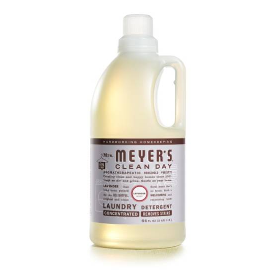Mrs. Meyer's Clean Day Laundry Detergent Bottle, Lavender, 64 oz