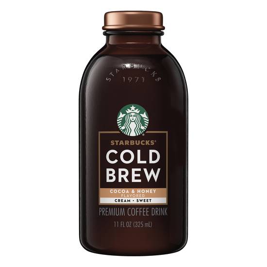 Starbucks Cocoa & Honey Flavored Cold Brew Coffee (11 fl oz)