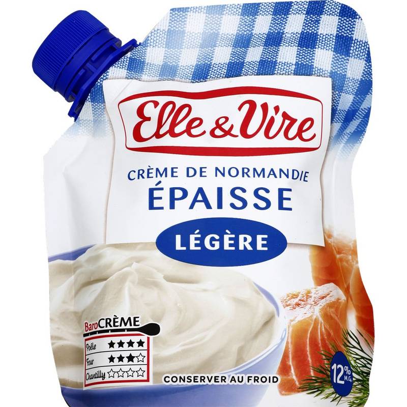 Elle & Vire - Crème fraiche épaisse légère (330ml)