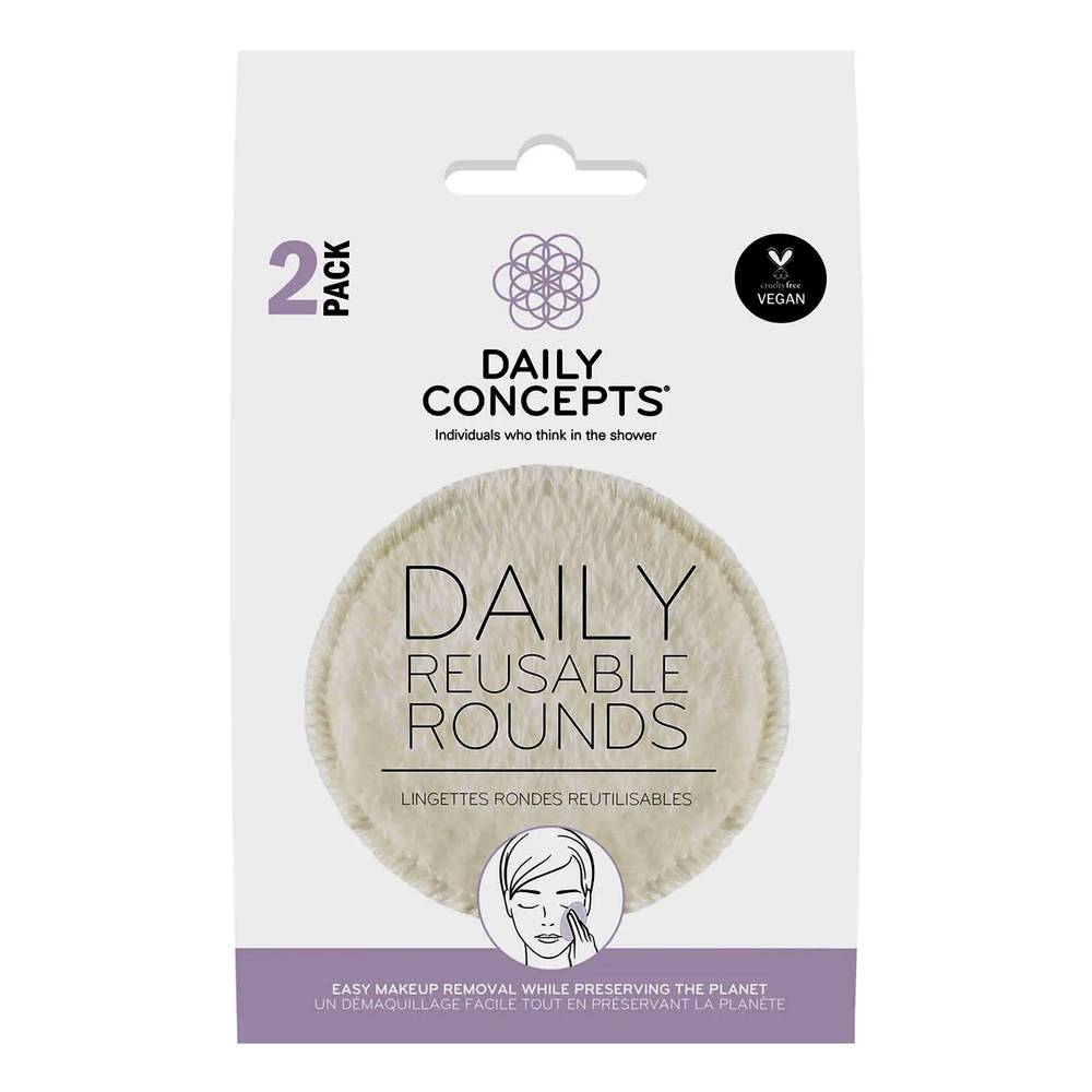 Daily Concepts Travel Size Daily Reusable Rounds, 2CT