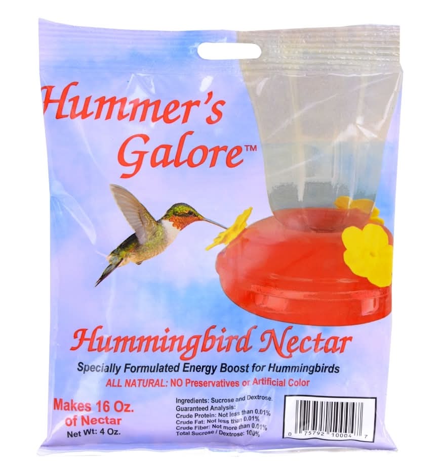 Hummer's Galore Hummingbird Nectar Mix 16 oz (4 oz)