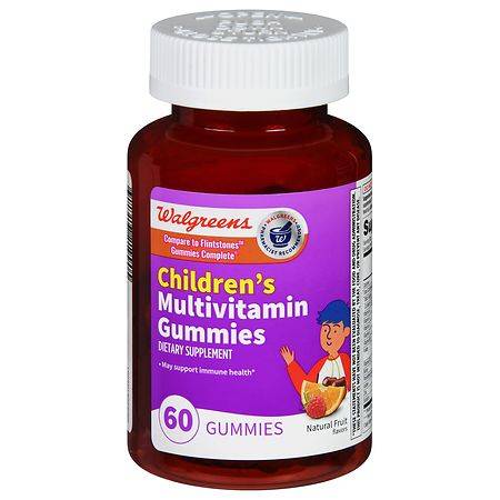 Walgreens Children's Multivitamin Gummies Natural Fruit - 60.0 ea