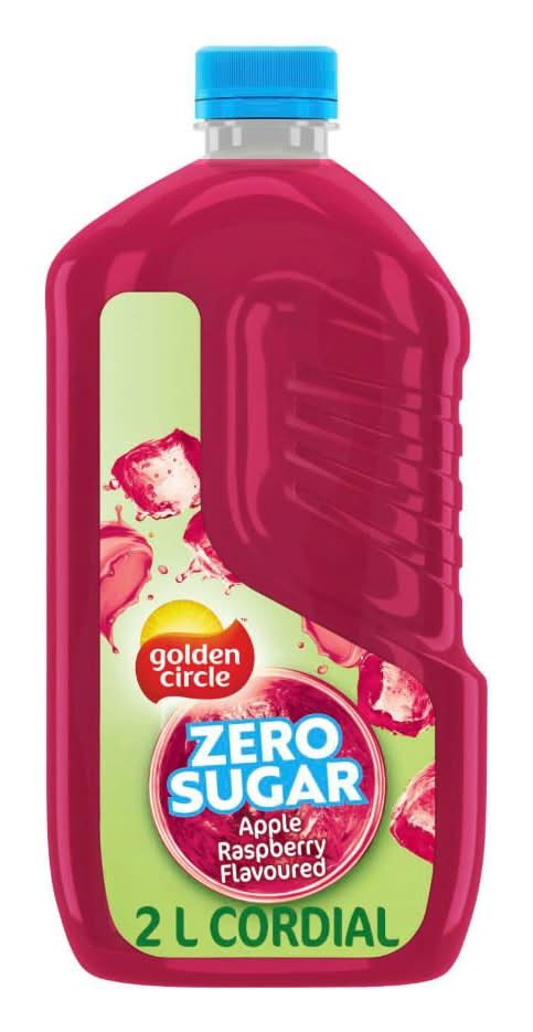 Golden Circle Cordial Zero Sugar Apple Raspberry 2L
