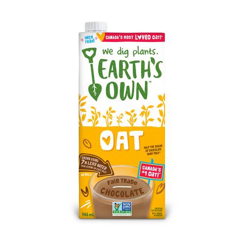 Earth's Own Oat Milk, Chocolate (946 ml)