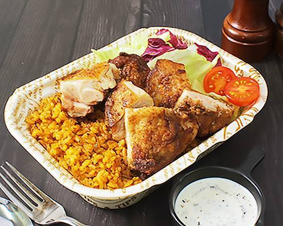 ㊙チキンオーバーライス Chicken Over Rice