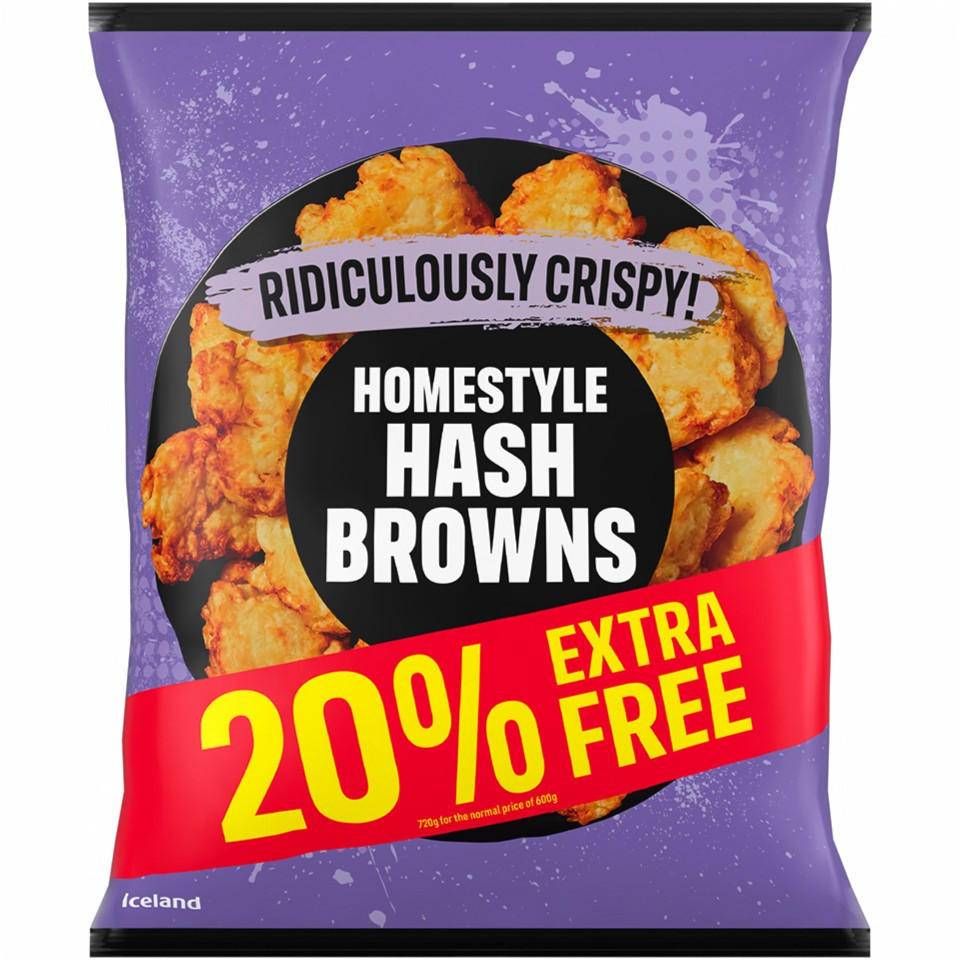 Iceland Ridiculously Crispy Hash Browns