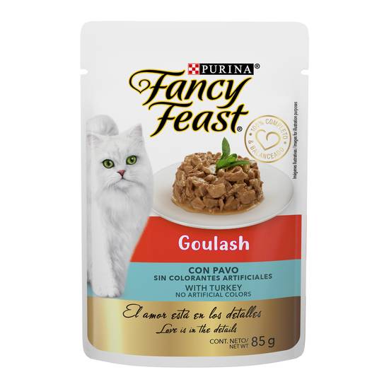 Fancy feast alimento húmedo premium para gato (85 g)