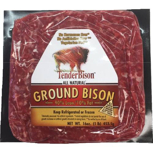 Tender Bison 90% Lean Ground Bison