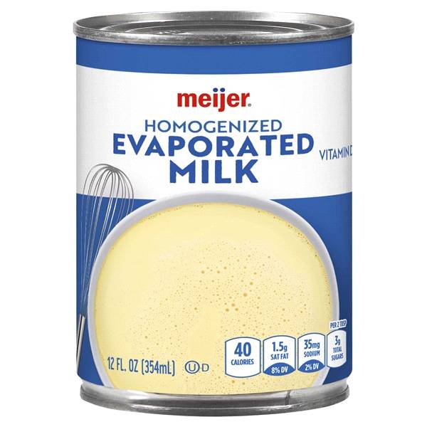 Meijer Homogenized Evaporated Milk (12 oz)