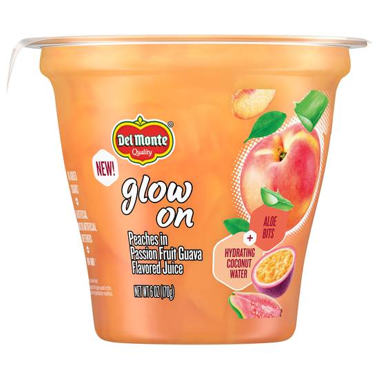 Del Monte Glow on Peaches in Passion Guava Fruit Juice