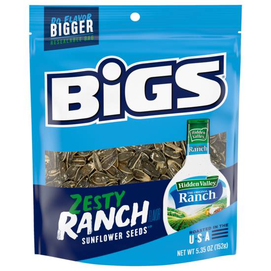 BIGS Hidden Valley® Zesty Ranch Sunflower Seeds 5.35oz
