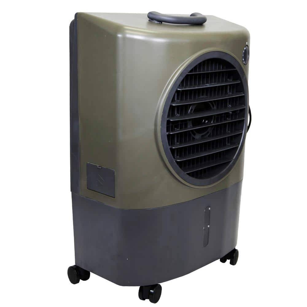 Hessaire 1,300 Cfm 2-Speed Portable Evaporative Cooler (Swamp Cooler) For 500 Sq. Ft. In Green