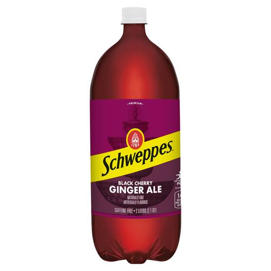 Schweppes Black Cherry Ginger Ale (2 L)