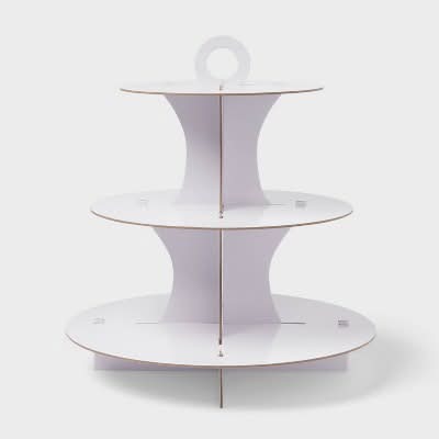 Spritz 3-Tier Cupcake Stand, White