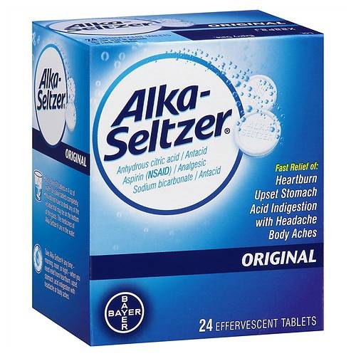 Alka-Seltzer Effervescent Tablets Original - 24.0 ea