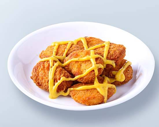 フライドナゲット8ピース(ハニーマスタードソース) Fried Nuggets - 8 Pieces (Honey Mustard Sauce)