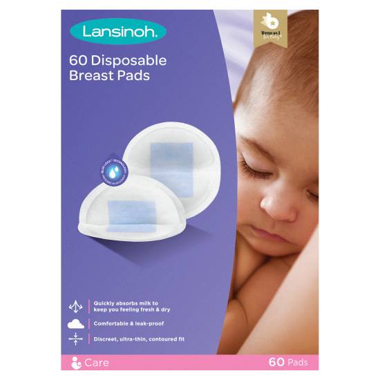 Lansinoh Care Disposable Breast Pads(60Ct)