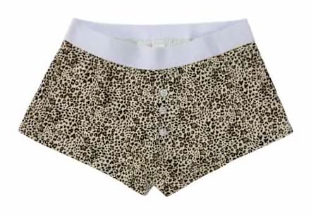 Juniors Boxer Shorts Small Leopard