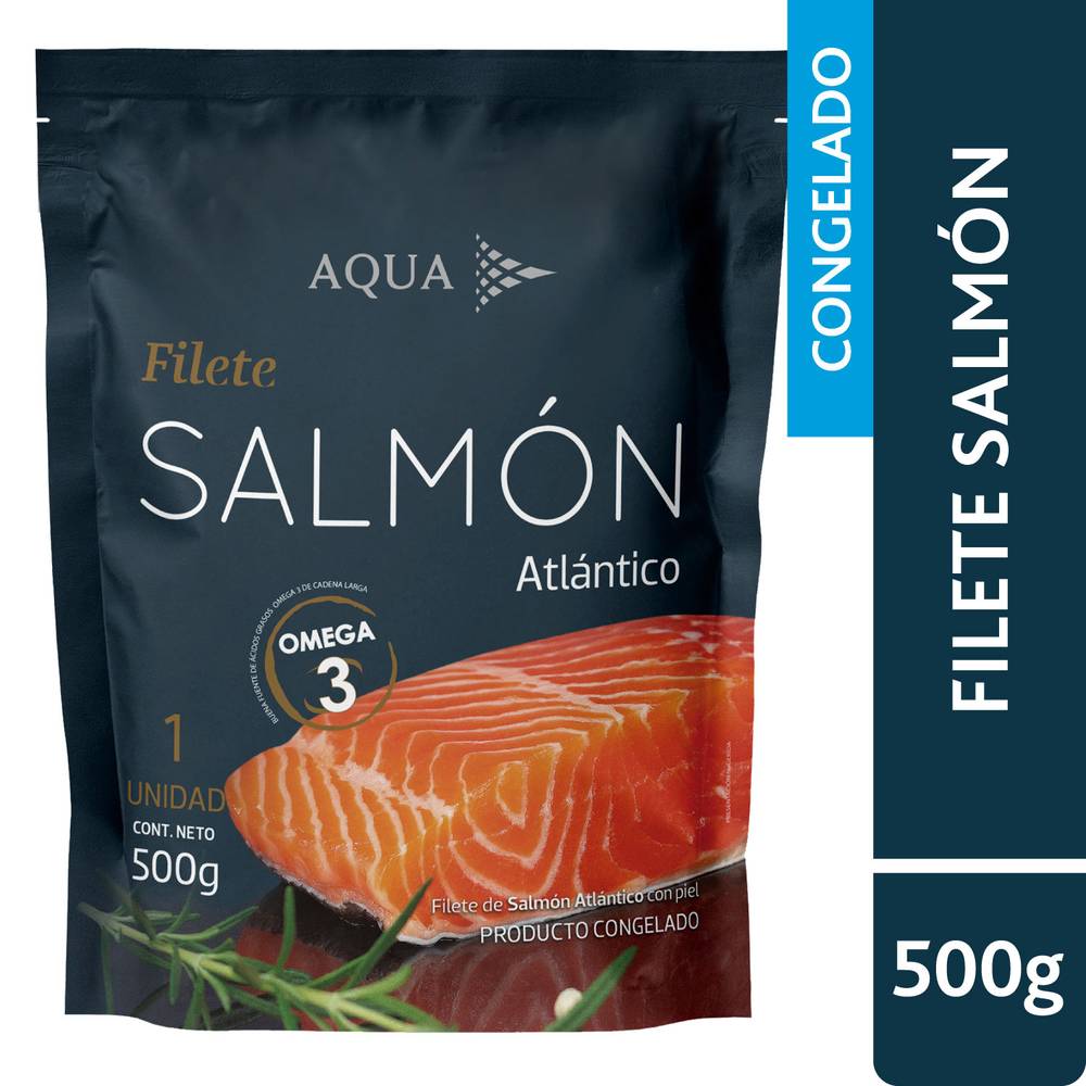 Aqua Seltzer · Filete salmón atlántico (500 g)